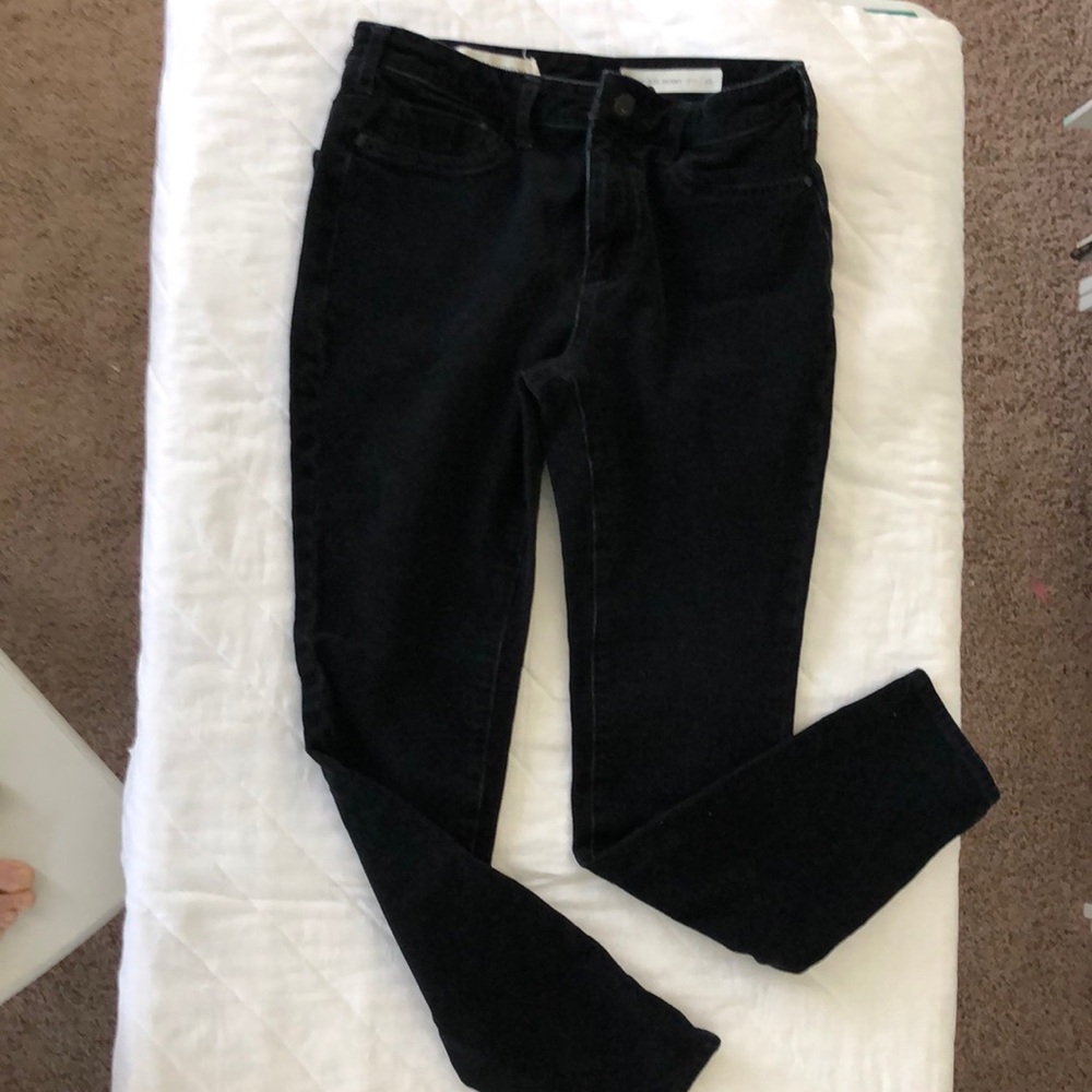 Anthropologie Pilcro High-Rise Skinnny Black Corduroys